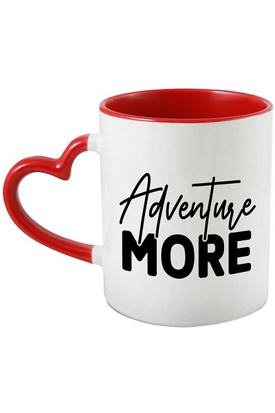 StoryGift Romania Mug with a message that encourages you to venture further - travel with Handle In, With, STG.