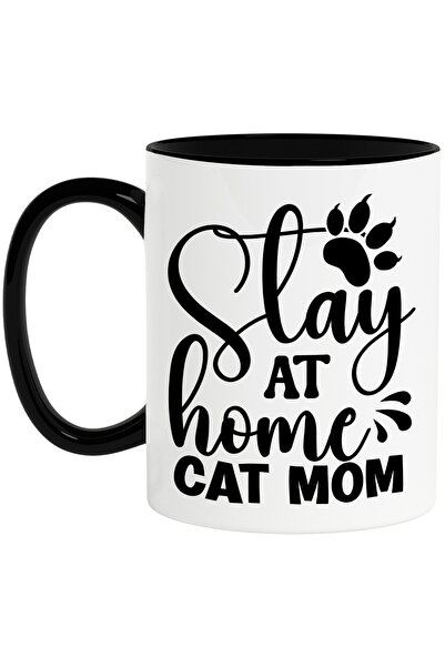 StoryGift Romania Cana Cu Mesajul In Engleza "stay At Home, Cat Mom" - Ramai ...