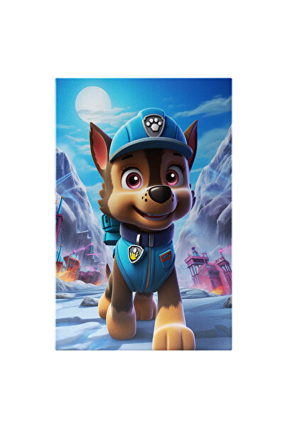 StoryGift Romania Tablou Canvas: Câine Personaj În Natură Rece- Desene Pentru...