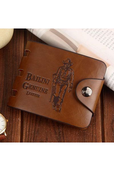 fulina Men Bill Wallet, PU Leather Credit Card Photo Holder Bifold Billfold,durable