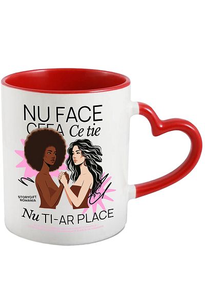 StoryGift Romania Inspirational Text Mug Women Support Don't Do What You Don't Like, 330m, With ,STG
