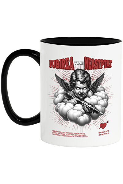 StoryGift Romania Cana Iubirea vine neasteptat inger diavol cu arma, 330ml, C...