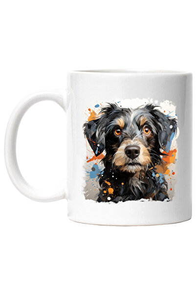 StoryGift Romania Cana Cu Caine, Ochi, Pete De Vopsea, Iubitori De Catei, Mul...