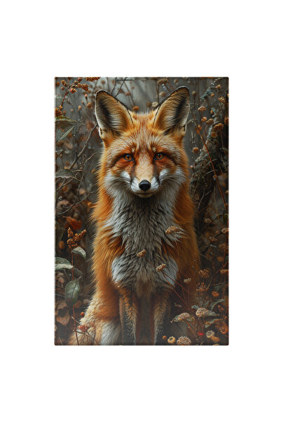 StoryGift Romania Tablou Canvas Vulpea Cu Ochi De Aur O Forță A Naturii Stă C...