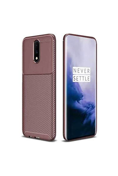 Smart Tech OnePlus 7 Uyumlu Karbon Desenli Negro Silikon Kılıf