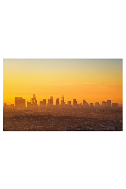 StoryGift Romania Tablou Canvas Vedere La Orizont A Los Angelesului De La Obs...