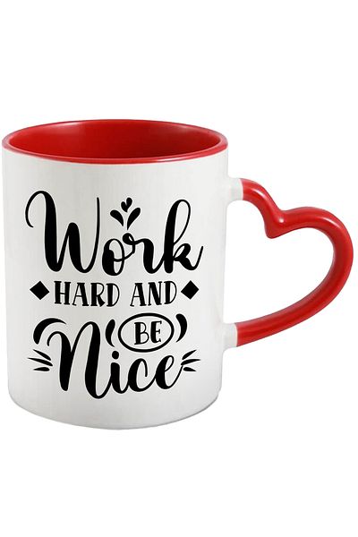 StoryGift Romania Mug with a message that encourages you to work hard and be kind to others - , With ,STG.