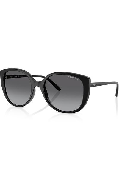 Vogue Ochelari de soare polarizați pentru femei Vogue VO5623S W44/T3 55, Plastic, Negru, 55 mm