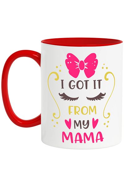StoryGift Romania Mug for those who are proud of those qualities inherited from their mother - inimio, With,STG