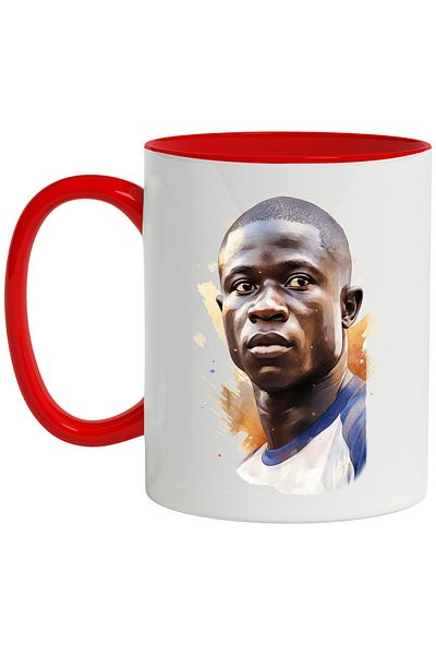 StoryGift Romania Mug With N'Golo Kanté, Footballer, French Player, Sportsman, Multicolor 330 ml, Ce, Cu, STG