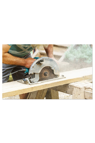 StoryGift Romania Tablou Canvas Taierea Lemnului Cu Ferestrul Circular Lemn, Industrie, Constructie, Ocupatie, Lu