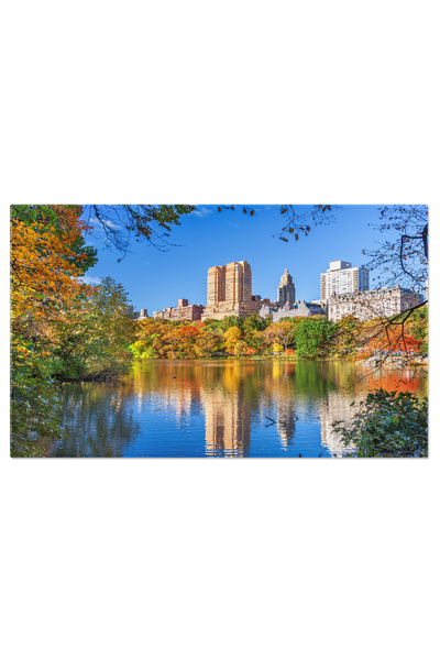 StoryGift Romania Tablou Canvas - Zi De Toamna In Centrul Manhattan - Foliage...