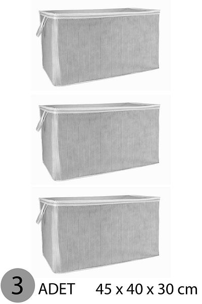Jusso Sweater Bag Mini Bag 45x40x30 Cm Gray - 3 Pieces