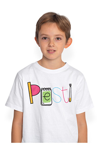 StoryGift Romania Tricou Copii Cu Numele Pesti, si Mesaj Amuzant, Curios, Soc...