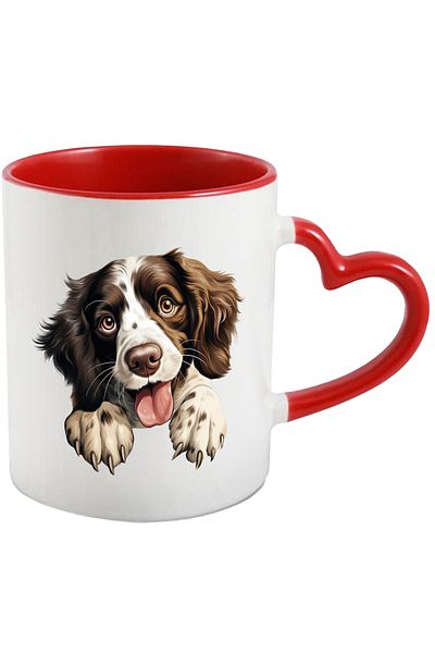 StoryGift Romania Cana Cu Un Catel Jucaus Care Priveste Curios | Ilustratie | Limba Scoasa | Cu Po, Cu ,stg