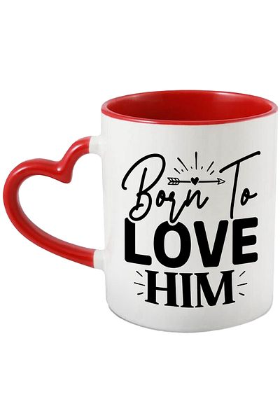 StoryGift Romania Mug for a girl in love who gives affection to her boyfriend - message i, With ,STG