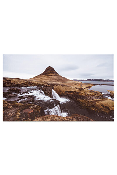 StoryGift Romania Tablou Canvas Vedere Kirkjufell Si Cascadele Sale I, Aventu...