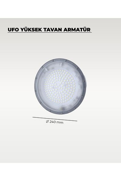 AC AYDINLATMA High Bay Ufo Luminaire 100W - 6500K White Light