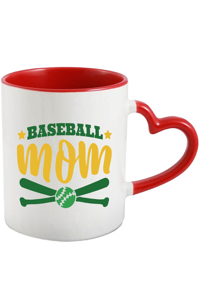 StoryGift Romania Cana Cu Mesaj In Engleza Baseball Mom, Bate, Sport, Minge, ...