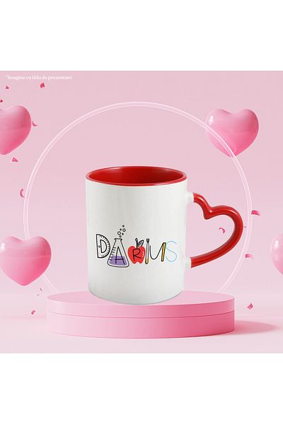 StoryGift Romania Mug With The Name Darius, And Funny Message, Curious, Sociable, Galagio, 330ml, Ceram, With,STG.