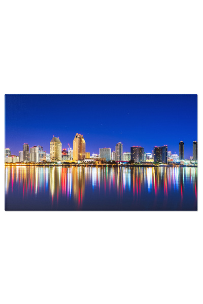 StoryGift Romania Tablou Canvas: Orasul San Diego La Apus