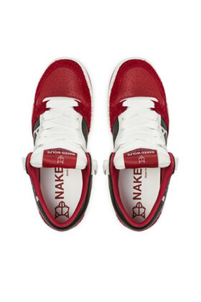 NAKED WOLFE men's sneakers CM-00 red
