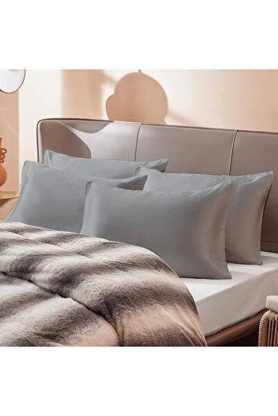 Hotel Linen Klub 4-Piece 100% Cotton Sateen Pillowcase (50x75cm) – Silky Soft Feel Like Satin, Hotel-Quality Bedding