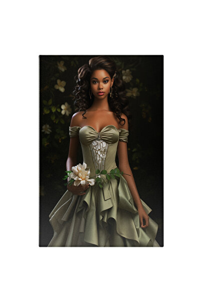 StoryGift Romania Tablou Canvas: Printesa Africana De O Frumusete Pusa Pusa I...