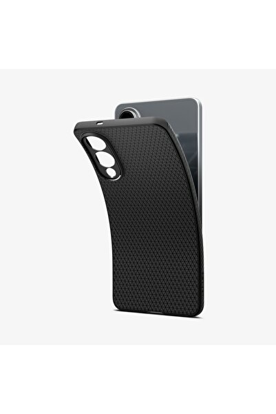 Spigen Galaxy S25 Edge Kılıf Liquid Air Matte Black - ACS09420