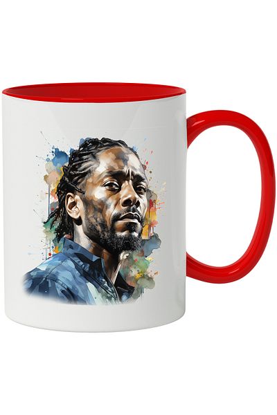 StoryGift Romania Mug With Kendrick Lamar, Singer, Rapper, Musician, Multicolor 330 ml, Ceramic, With,STG.