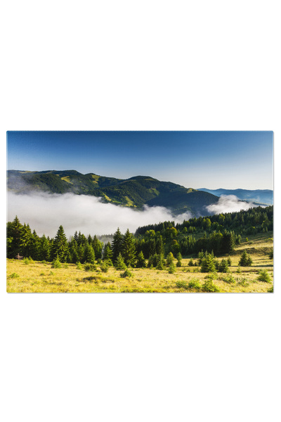 StoryGift Romania Tablou Canvas: Privire Catre Rasarit - Atingand Muntele In Lumina Diminetii