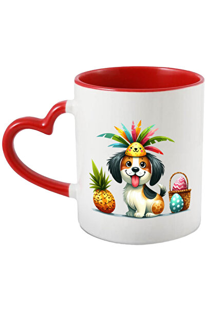 StoryGift Romania Cana cu un catel vesel, limba scoasa, ilustratie, jucaus, a...