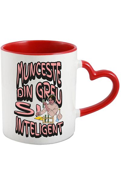 StoryGift Romania Mug Work hard and smart woman in the laboratory, 330ml, Ceramic with Man, With,STG