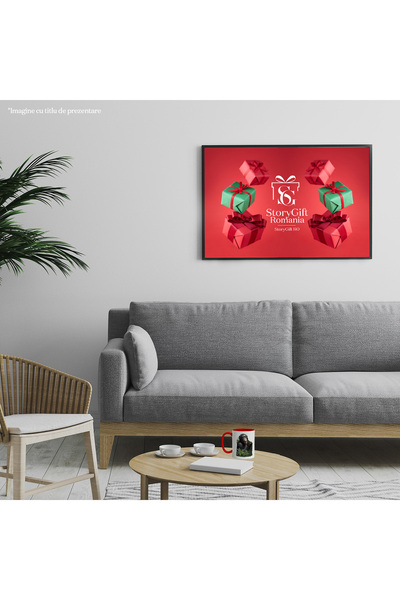 StoryGift Romania Mug with Monkey Holding a Mushroom, Leaves, Jungle, Animals, Ceramic, 330ml, with, with, STG