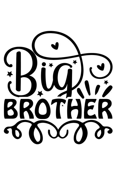 StoryGift Romania Sticker Exterior Cu Inimioare Si Stelute Pentru Un Frate Ma...