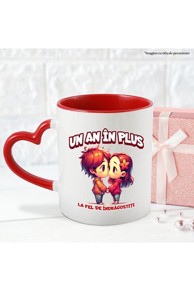 StoryGift Romania Happy Couple Mug text One more year, just as in love Valentine's Day, 3, With, STG