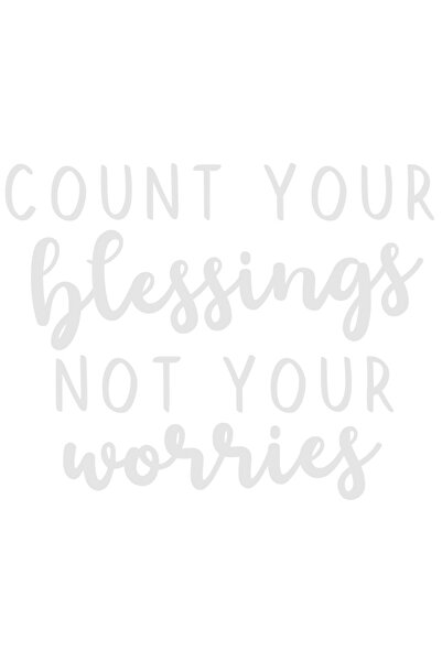 StoryGift Romania Sticker Autocolant 30CM Exterior cu mesajul "Numara binecuv...