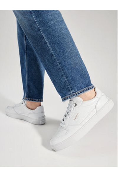 Pepe Jeans adidași bărbați PMS00009 albi