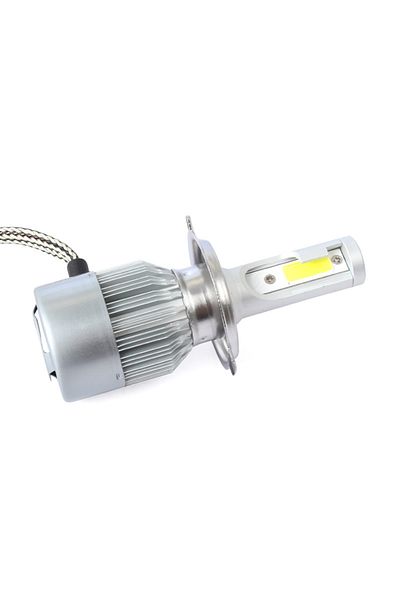 MACVI Set of 2 LED Bulbs H7 Macvi®, 6000K, 36W, Aluminum with 2 Phases of Cool White Light