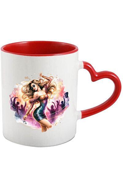 StoryGift Romania Cana cu o femeie frumoasa in club | ilustratie | se distrea...