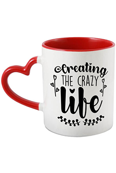 StoryGift Romania Cana cu mesaj in engleza "Creating the crazy life" - creand...