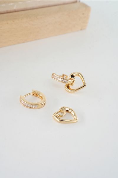 ARTEMİSİA Women's Vip Series Heart Model Earrings