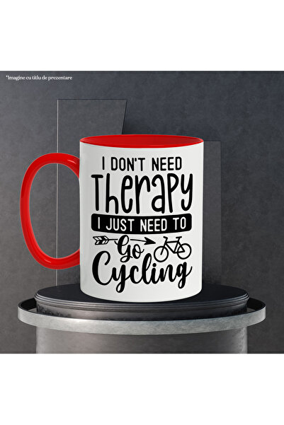 StoryGift Romania Mug for cycling enthusiasts who don't need therapy, but a ride, With ,STG