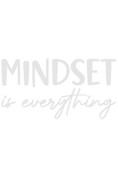 StoryGift Romania Sticker Autocolant 30CM Exterior cu mesaj motivational "Mindset is everything" - modul de gand