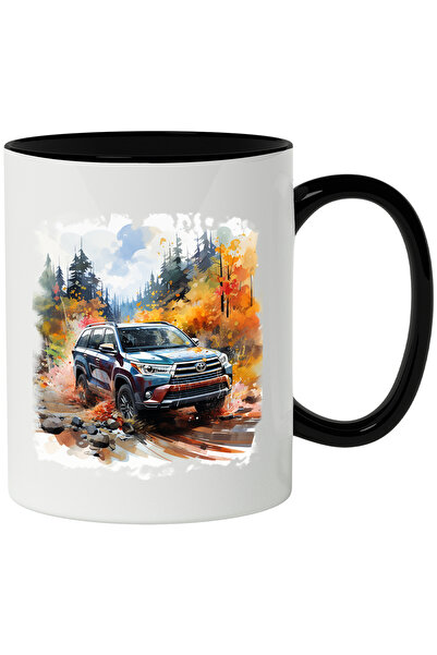 StoryGift Romania Cana Cu Toyota Highlander, Padure, Pietre, Cer, Masina, Mul...