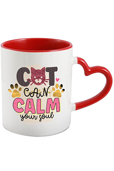 StoryGift Romania Cana cu mesajul "Cat can calm your soul", pisica iti poate ...