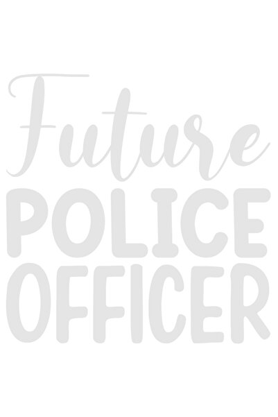 StoryGift Romania Sticker Autocolant 70CM Exterior cu textul "Future police o...