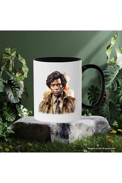 StoryGift Romania Mug With Jules Winnfield, Pulp Fiction, Fictional Character, Multicolor 330 ml, Ceram, With