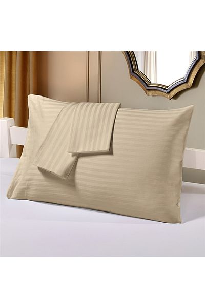 Hotel Linen Klub 2-Piece 100% Cotton Sateen Pillowcase (50x75cm) – Silky Soft Feel Like Satin, Hotel-Quality Bedding