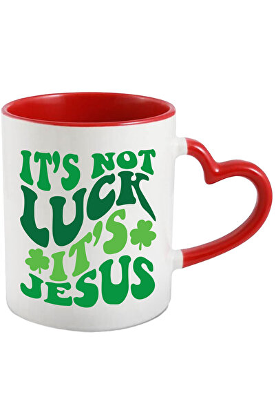 StoryGift Romania Cana Cu Text in Engleza It's Not Luck It's Jesus, Religie, ...